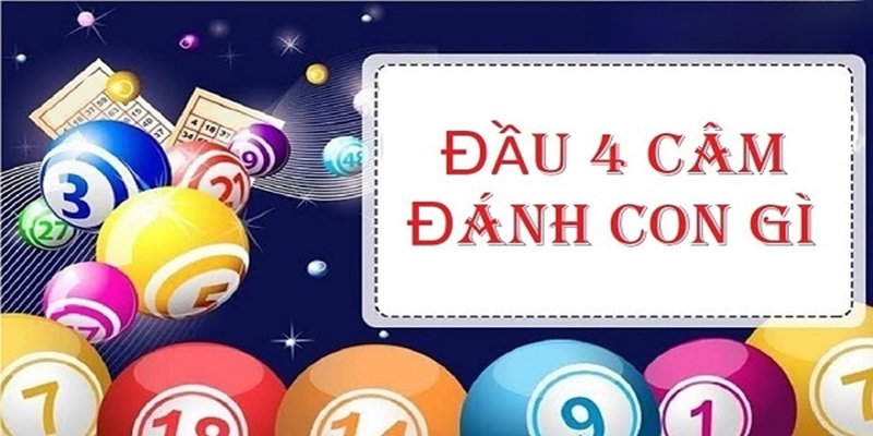 Đầu câm 4 nên chọn ghép với 2 số đầu giải đặc biệt 